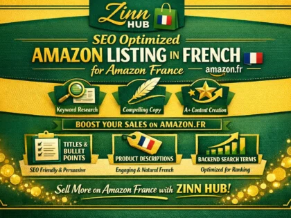 Write Seo Optimized Amazon Listing In French For Amazon France