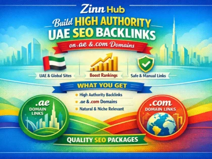 build high authority uae SEO backlink packages on ae and com domains