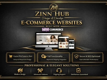 Design And Develop Ecommerce Website Built With Woocommerce