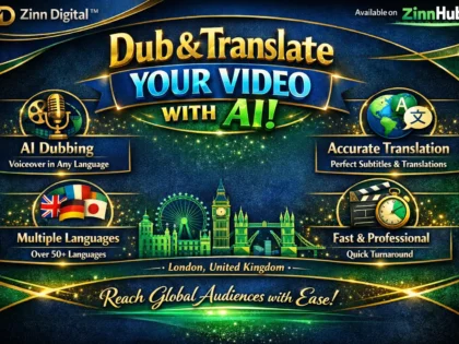 dub and translate your video with ai