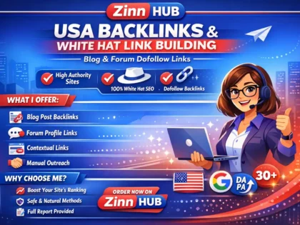 provide usa backlinks white hat link building blog and forums links dofollow
