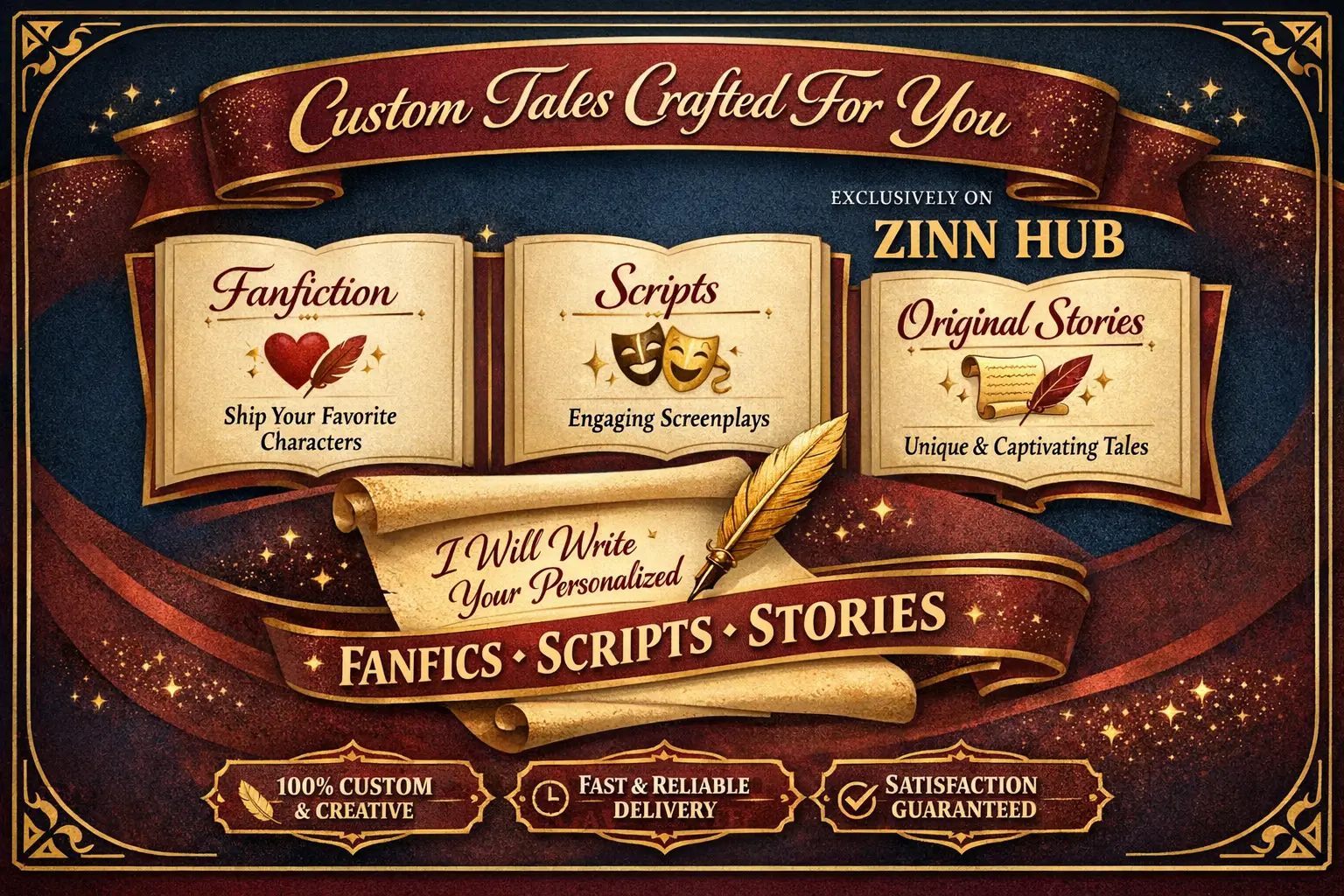 Write Your Personalized Fanfiction, Scripts, And Stories 1 Write Your Personalized Fanfiction