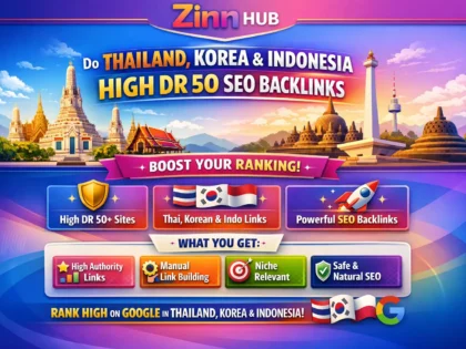 do thailand korea and indonesia high DR 50 SEO backlinks