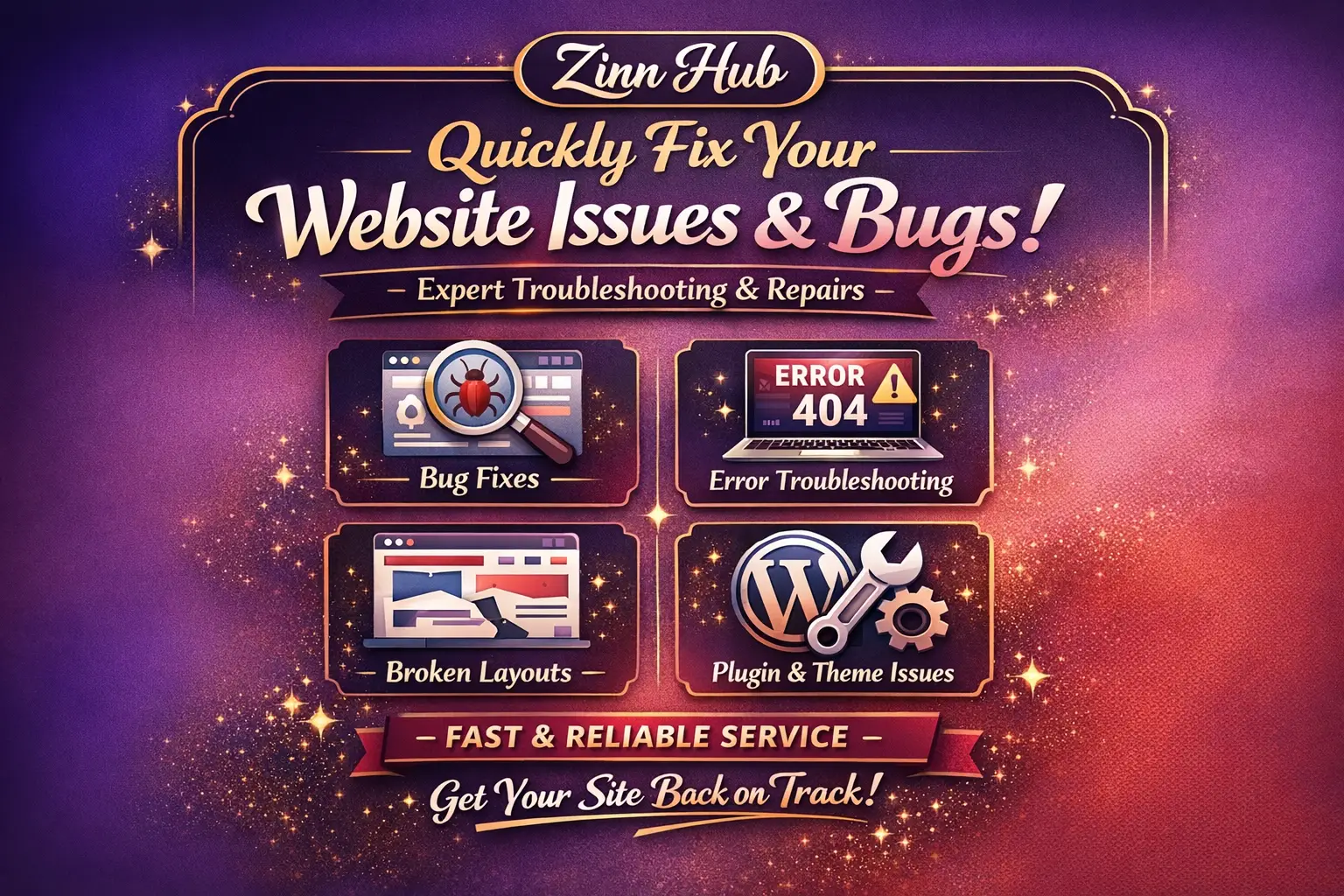Quickly Troubleshoot Or Fix Website Issues Bugs And Wordpress Problems 1 Quickly Troubleshoot Or Fix Website Issues Bugs And Wordpress Problems