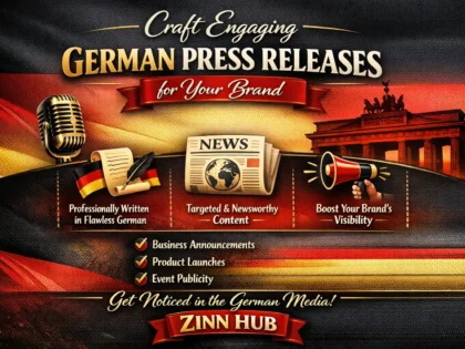 craft engaging german press releases for your brand