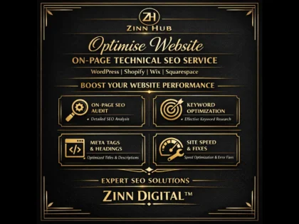 Optimise Website On-Page Technical SEO Service - WordPress