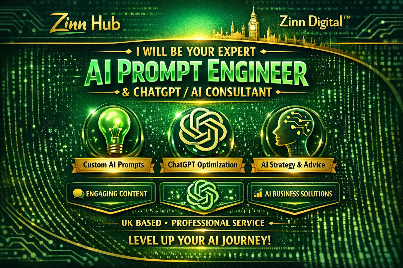 Be Your Expert Ai Prompt Engineer, Chatgpt And Ai Consultant 1 Be Your Expert Ai Prompt Engineer