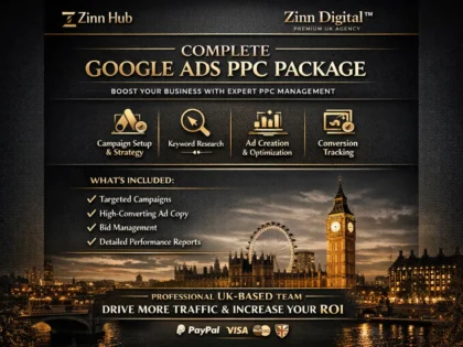 offer a complete google ads adwords PPC package