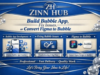 build bubble app fix issues or convert figma to bubble