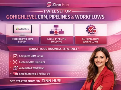 set up gohighlevel CRM