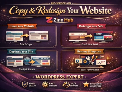 copy clone website redesign website duplicate website revamp wordpress