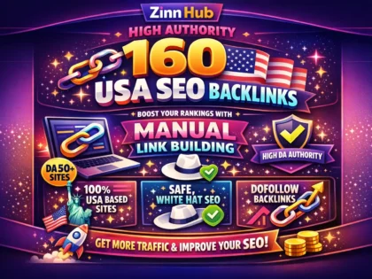 160 high da authority USA link building manual SEO backlinks