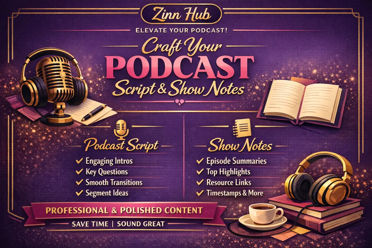 Craft Your Podcast Script And Podcast Show Notes 1 Craft Your Podcast Script And Podcast Show Notes