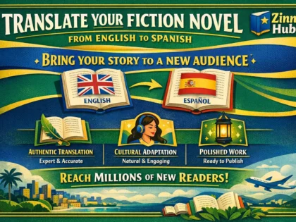 Translate Your Fiction Novel From English To Spanish