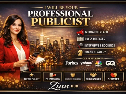 be your professional publicist