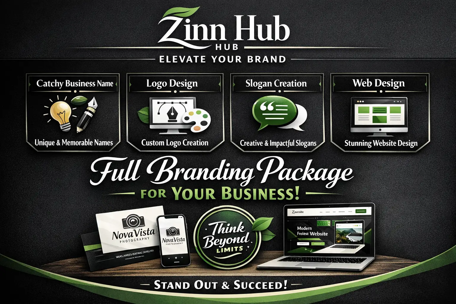 Create Catchy Business Name, Logo Design, Slogan And Web Design For Your Brand 1 Create Catchy Business Name