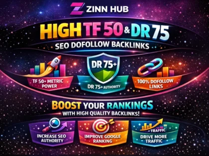 make high tf 50 and high DR 75 SEO do follow backlinks