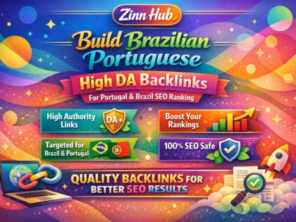 build brazilian portuguese high da backlinks for portugal and brazil SEO ranking