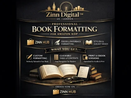 do book formatting amazon KDP