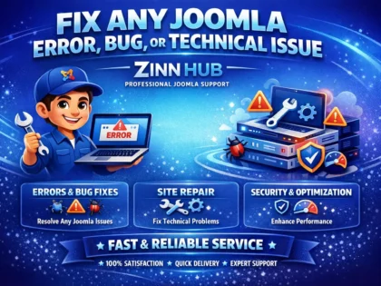 Fix Any Joomla Error