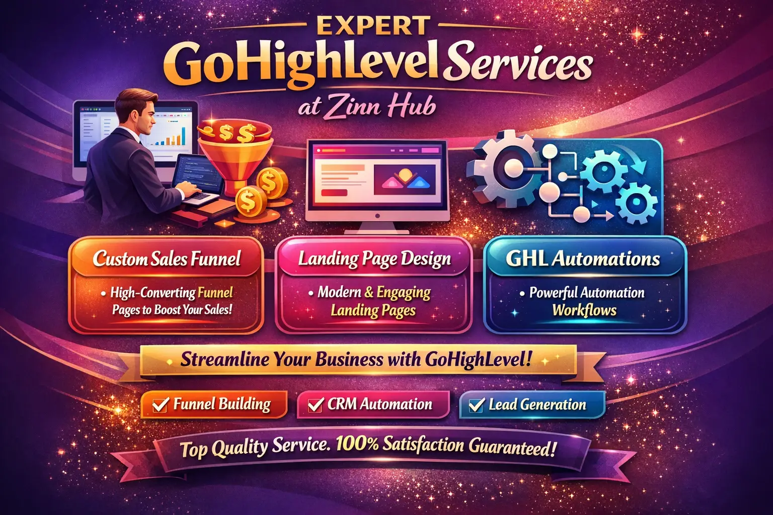 Do Gohighlevel Sales Funnel Landing Page Gohighlevel Automation 1 Do Gohighlevel Sales Funnel Landing Page Gohighlevel Automation