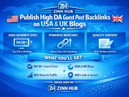 publish high da guest post backlinks on USA and UK blogs