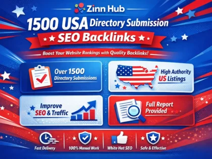 create 1500 USA directory submission SEO backlinks
