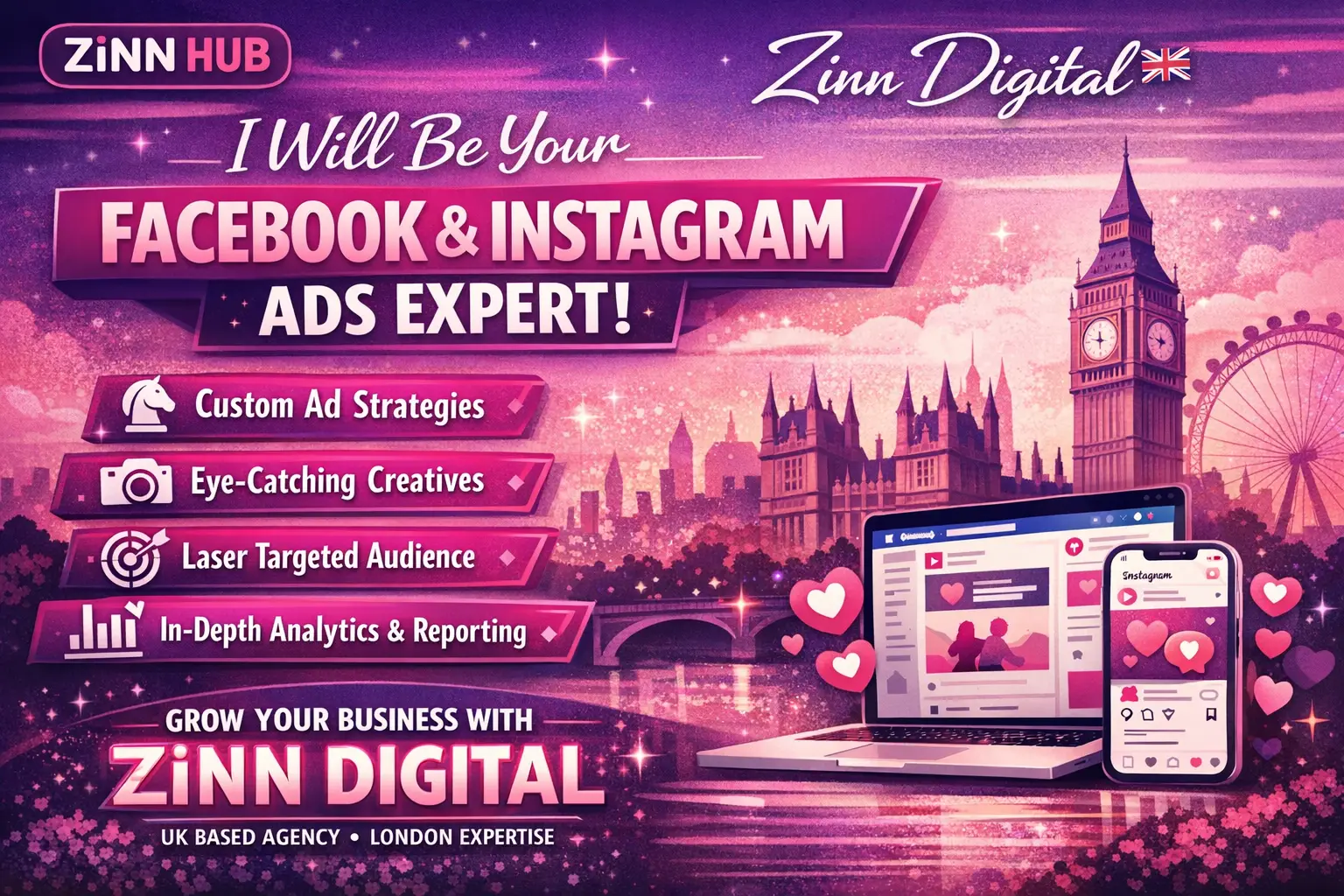 Be Your Facebook And Instagram Ads Expert With Zinn Digital ™ 1 Be Your Facebook And Instagram Ads Expert With Zinn Digital ™
