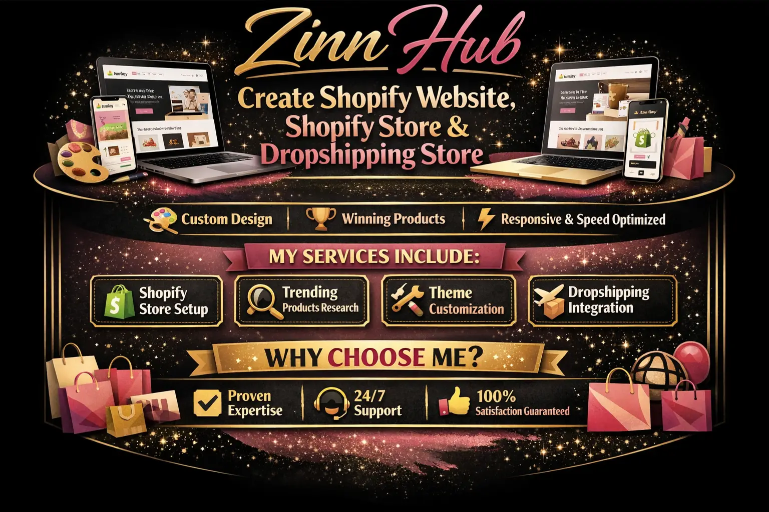 Create Shopify Website,Shopify Store And Dropshipping Store 1 Create Shopify Website