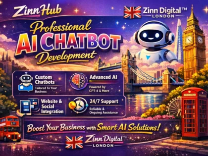 Professional AI Chatbot Development by Zinn Digital ™ London