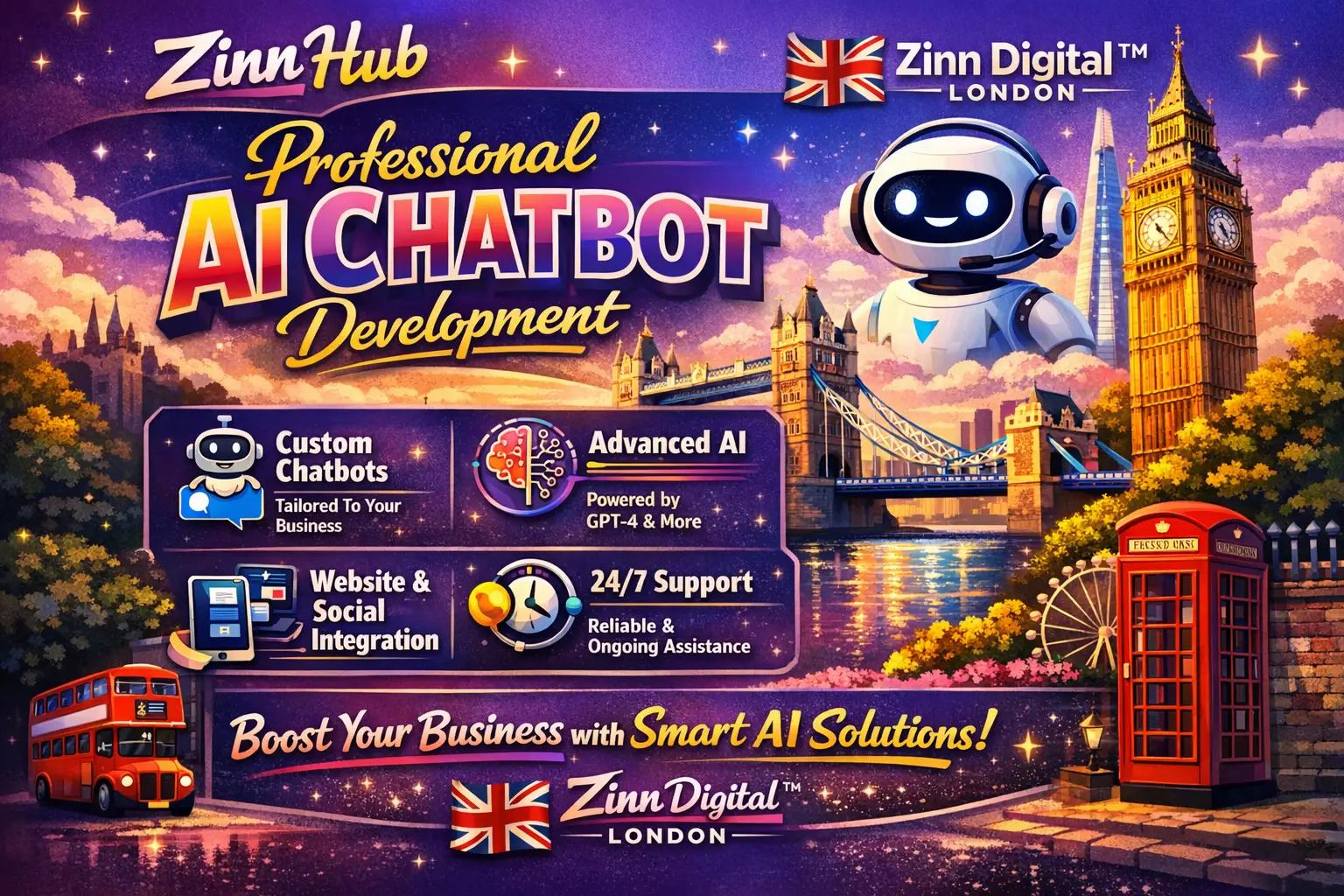 Professional Ai Chatbot Development By Zinn Digital ™ London 1 Professional Ai Chatbot Development By Zinn Digital ™ London