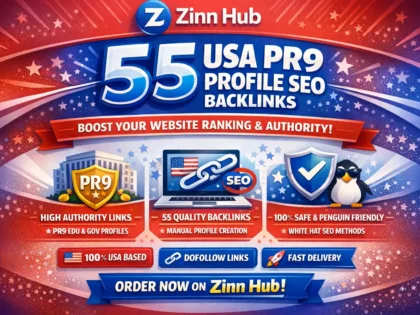 Create 55 Usa Pr9  Profile Seo Backlinks