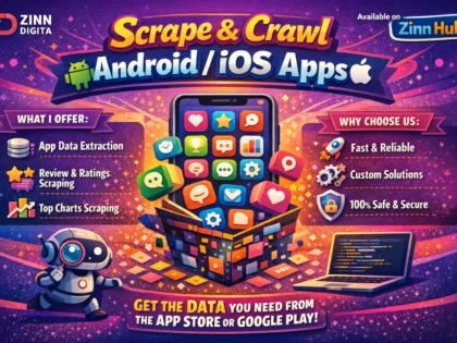 do android or ios app scraping and crawling