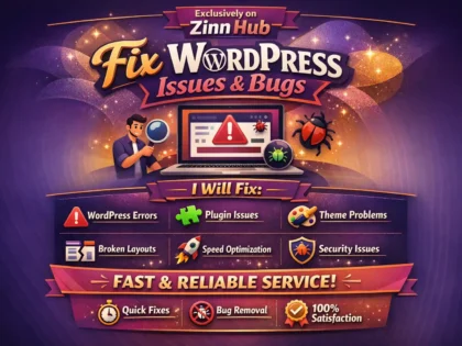 fix wordpress issue and wordpress bugs