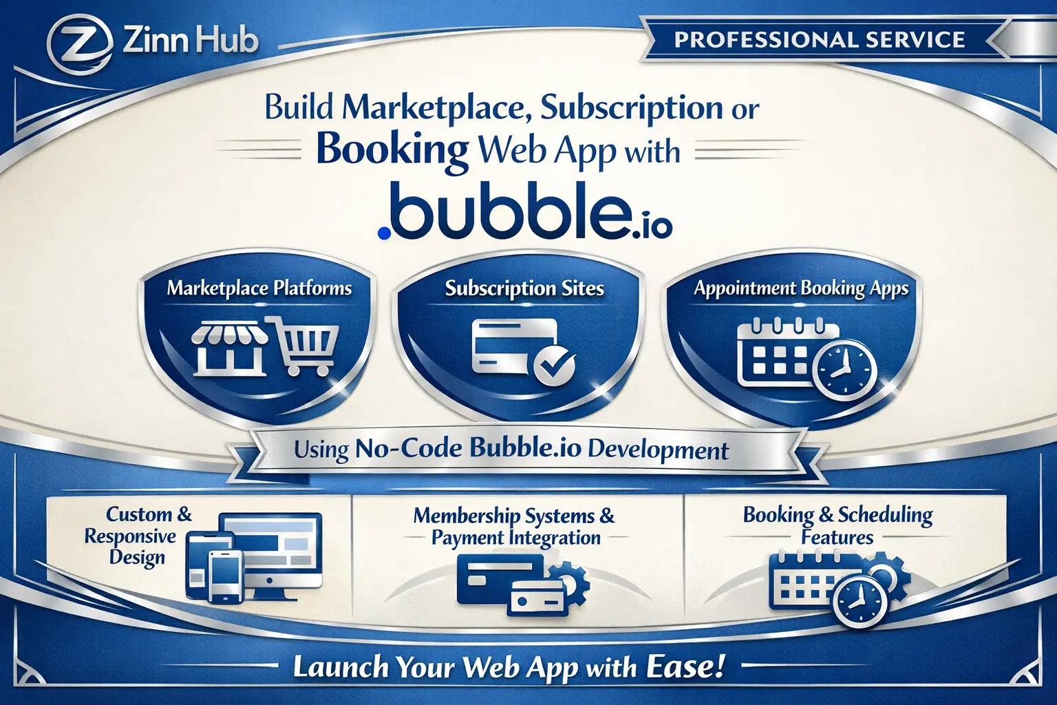 Build Marketplace, Subscription Or Appointment Booking Web App With Bubble Io 1 Build Marketplace