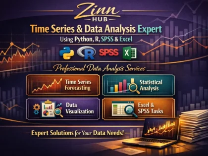 do time series and data analytical tasks using python