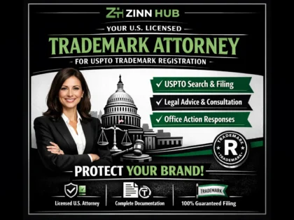 be US licensed trademark attorney for your uspto filing trademark registration