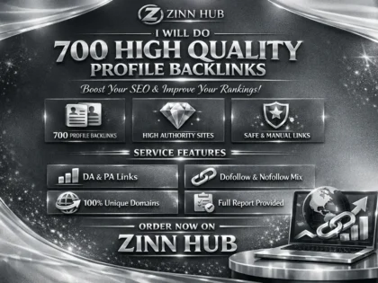 do 700 high quality profile backlinks