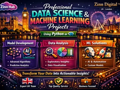 Professional data science and machine learning projects using Python or R