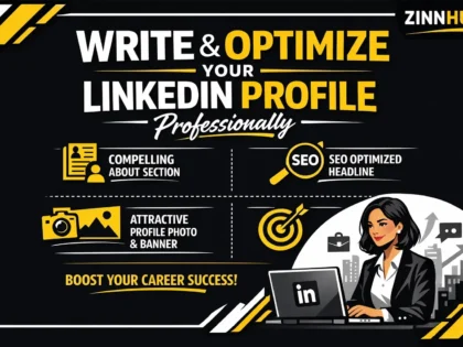 write and optimize your linkedin profile professionally