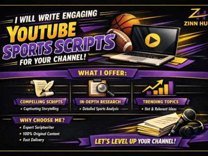 Write Engaging Youtube Sports Scripts For Your Channel 2 Write Engaging Youtube Sports Scripts For Your Channel