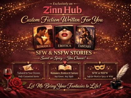 write custom sfw or nsfw fiction