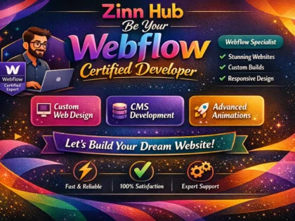 be your webflow certified developer