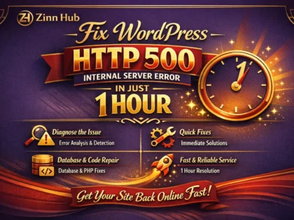 Fix Wordpress Http 500 Internal Server Error In Just One Hour
