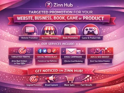 do targeted promotion for your website business amazon book game or product