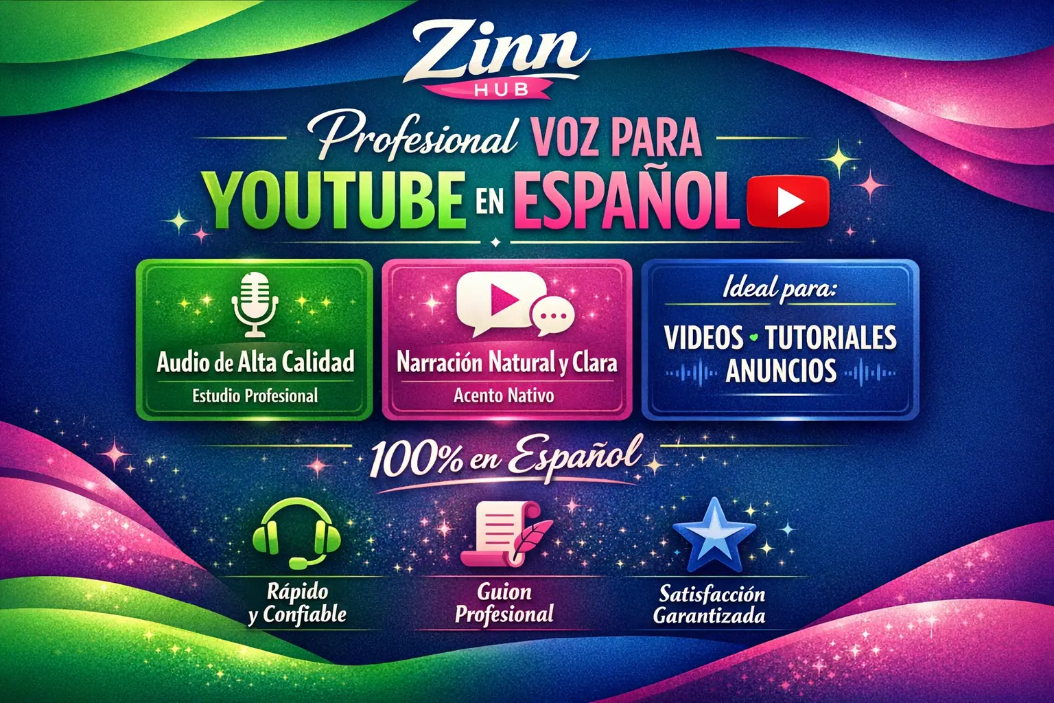 Do A Professional Youtube Voiceover In Spanish 1 Do A Professional Youtube Voiceover In Spanish