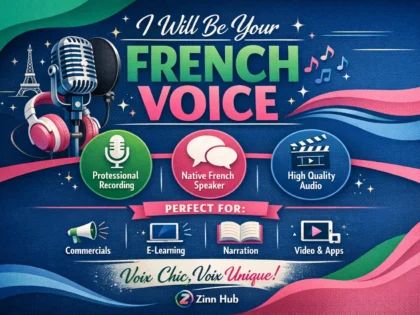 do a french voice over