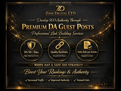 Develop SEO Authority Through Premium DA Guest Posts | Professional Link Building Services