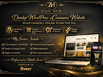 develop wordpress ecommerce website woocommerce online store for you