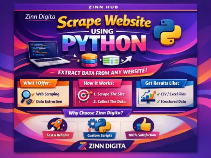 Scrape Website Using Python